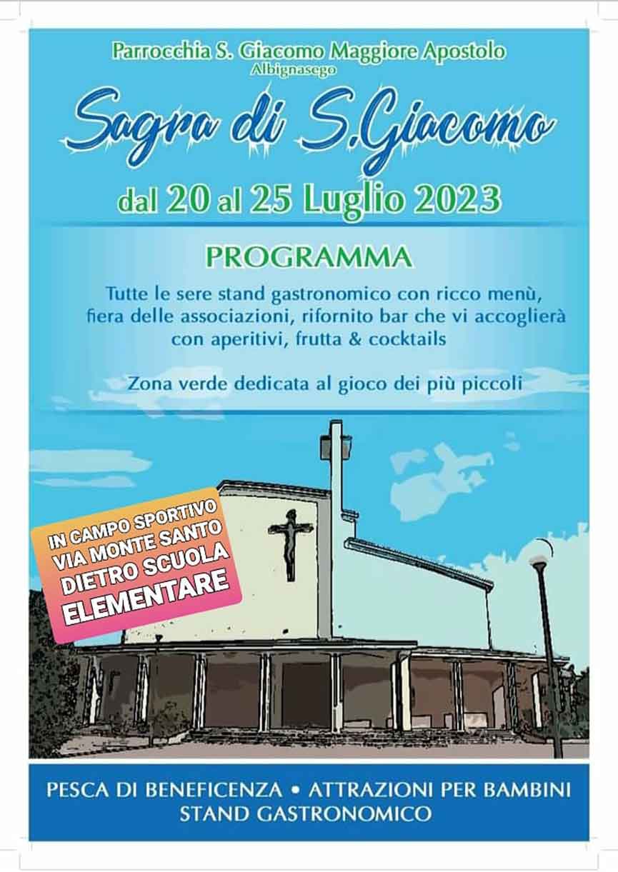 Sagra di San Giacomo 2023 Albignasego