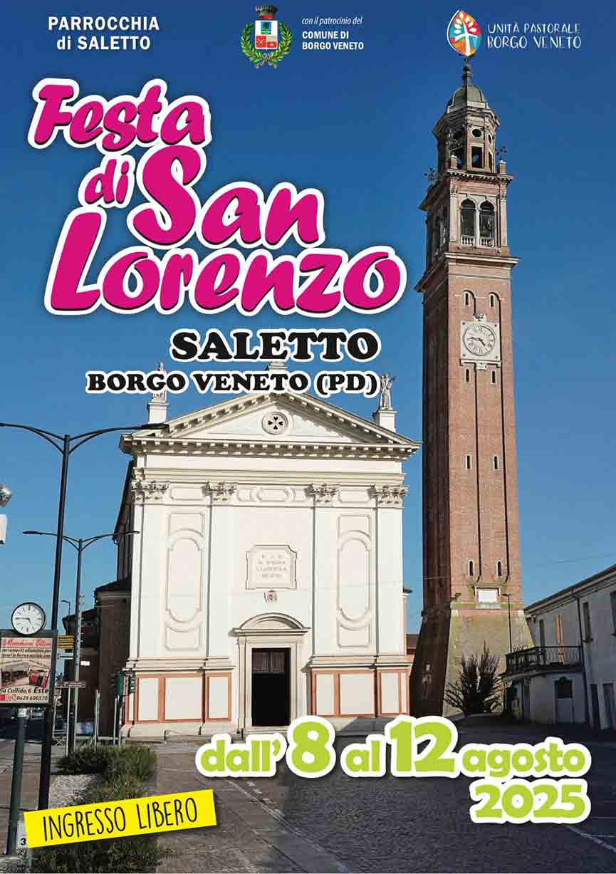 Festa di San Lorenzo 2025 Saletto (Borgo Veneto)