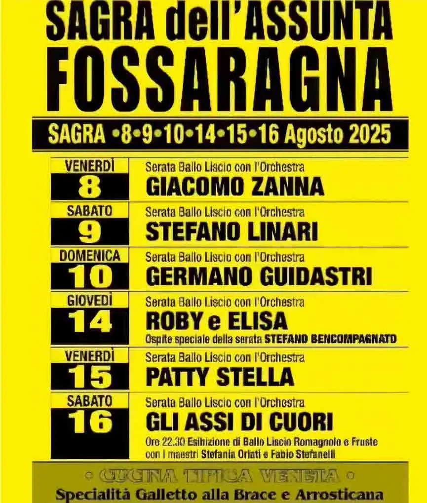Sagra dell'Assunta di Fossaragna (Bovolenta)