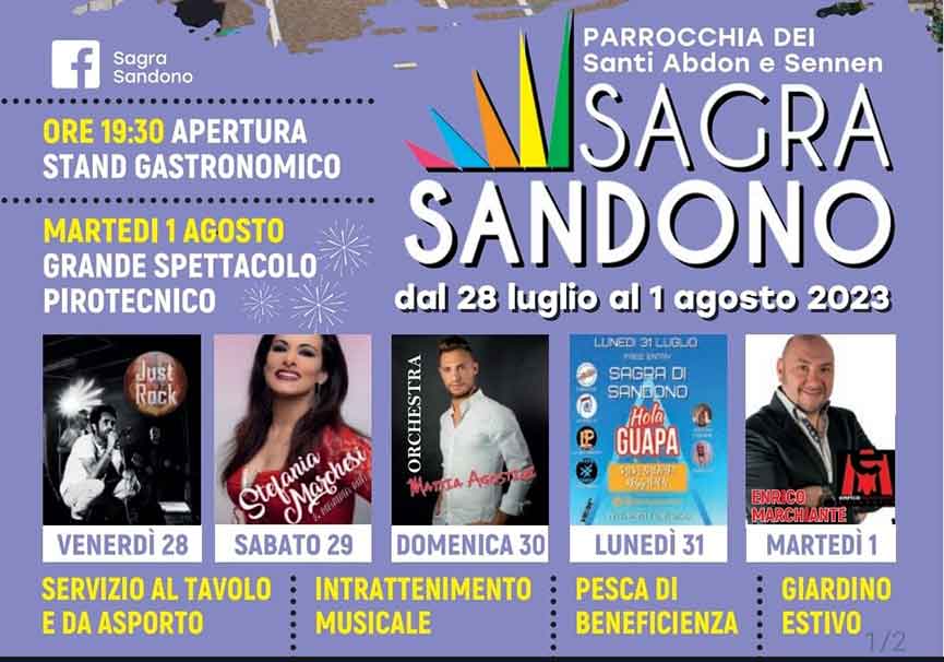 Sagra Sandono 2023 Massanzago