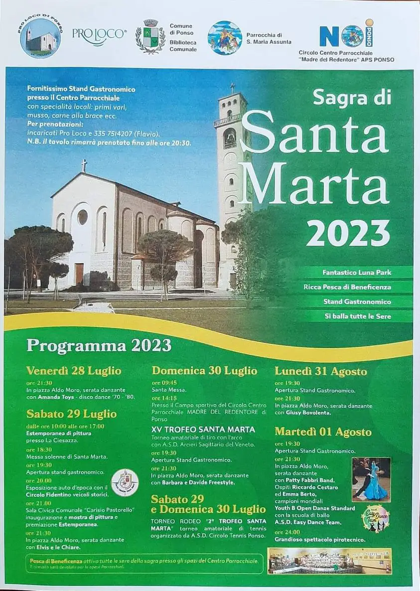 Sagra di Santa Marta 2024 Ponso