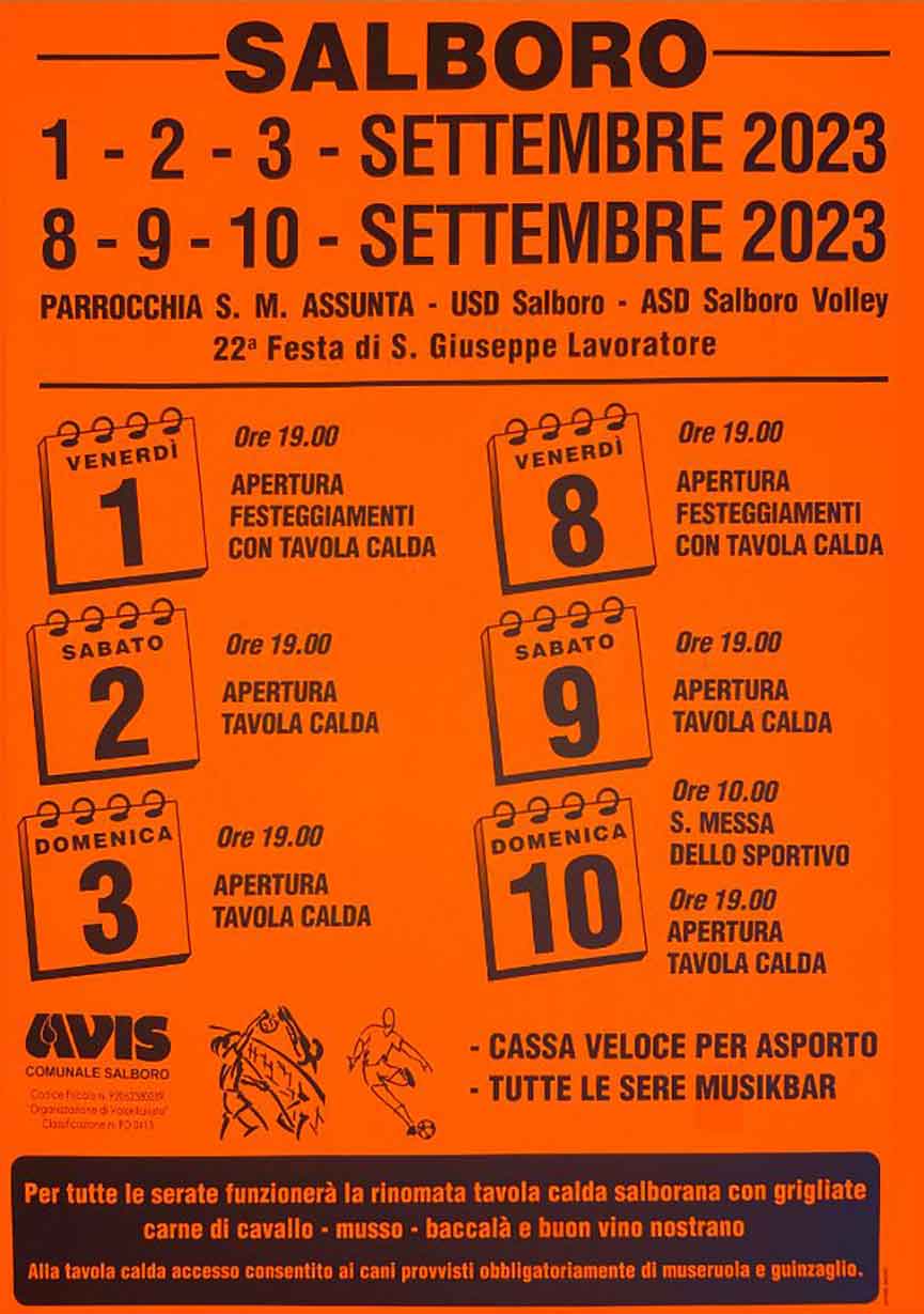Festa di San Giuseppe Lavoratore Salboro
