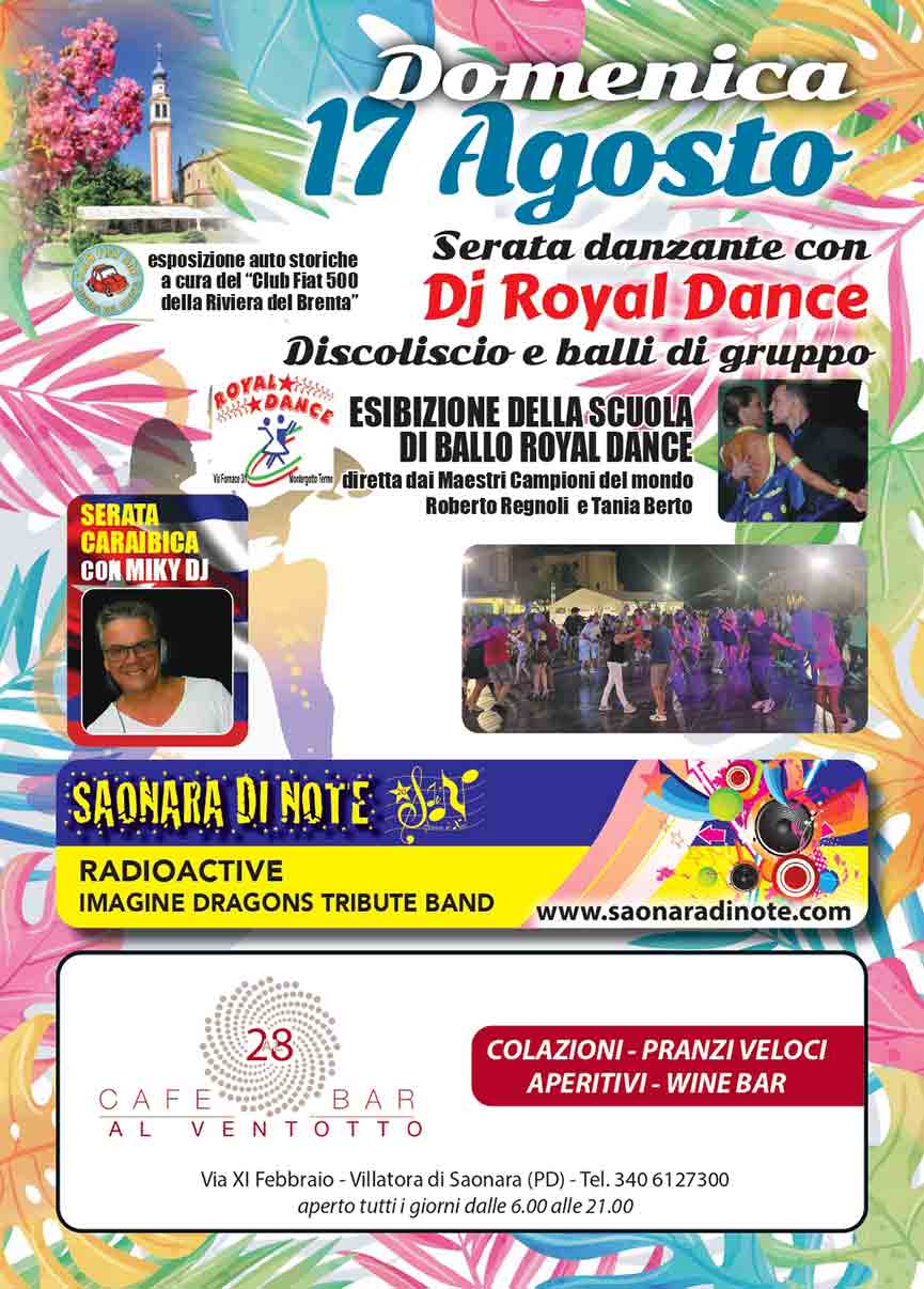 Programma della Sagra dell'Asssunta di Saonara