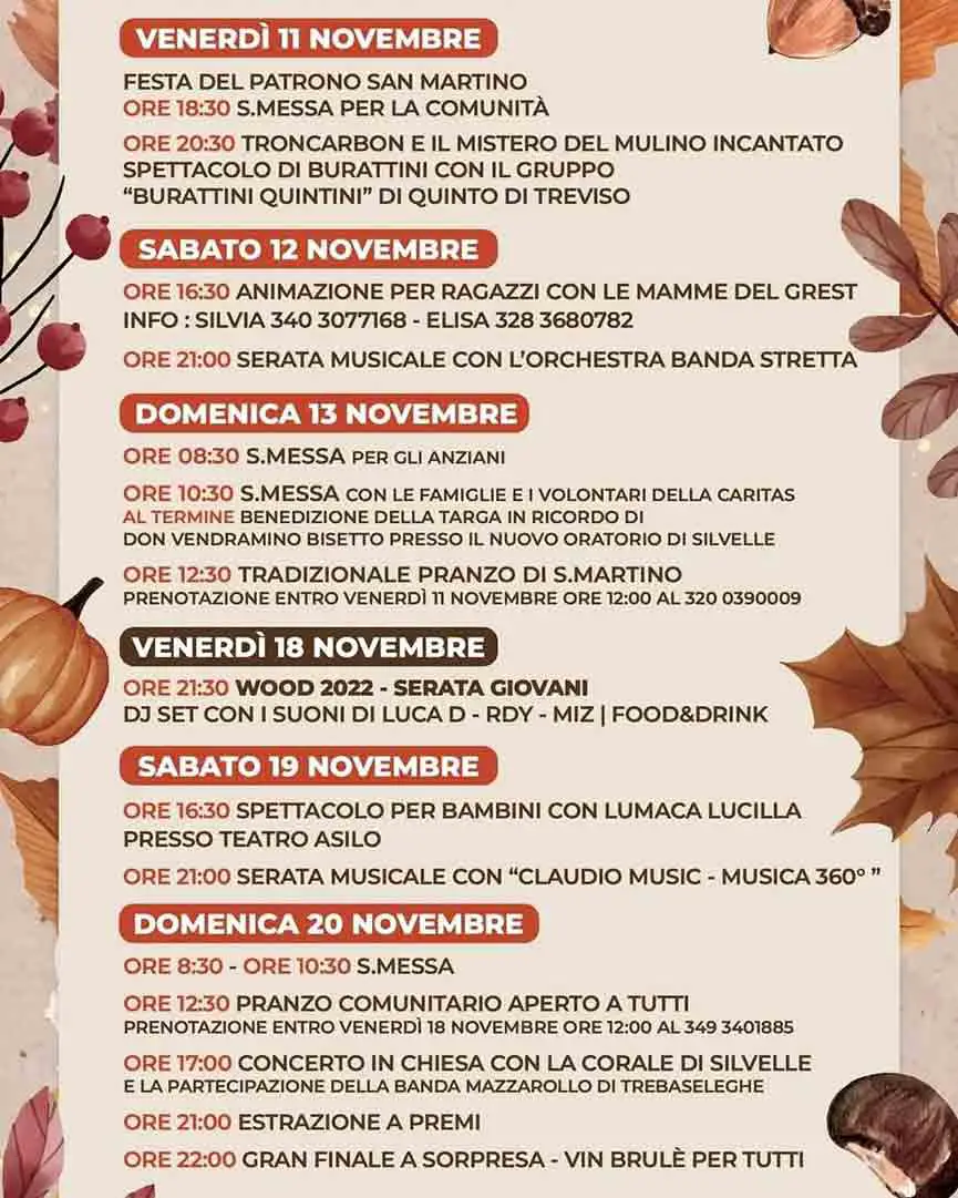 Sagra San Martino Silvelle di Trebaseleghe