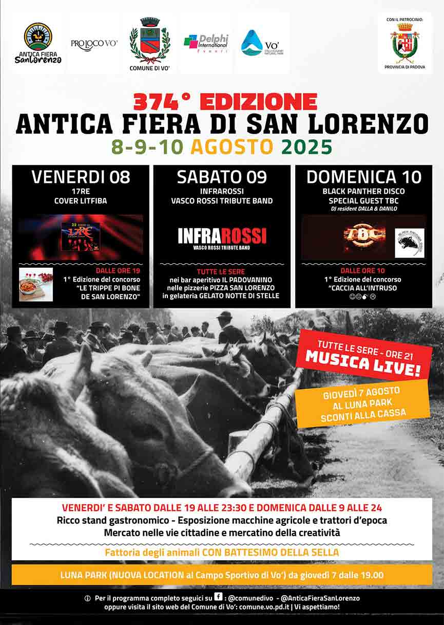 Fiera di San Lorenzo 2025 Vo'